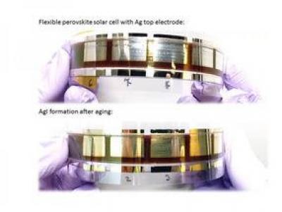 Perovskite solar cells with silver electrodes image