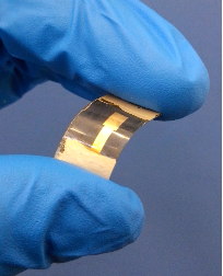 Flexible perovskite solar panel prototype (HUJI)