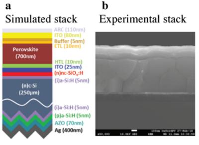 Researchers at HZB and Oxford reduce reflection losses and reach 25.2% conversion efficiency in perovskte/silicon tandem solar cells image