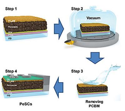 Vacuum and solvent process for removing ionic defects image
