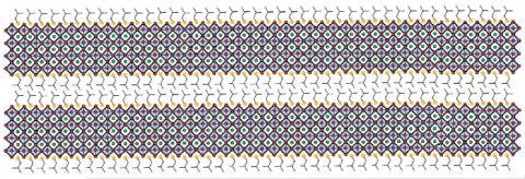 sheets of perovskite, side view image