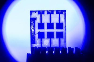 Perovskites show promise as low-cost and efficient photodetectors that transfer both text and music image