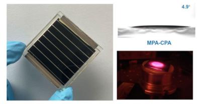 Minimizing buried interfacial defects for efficient inverted perovskite solar cells image